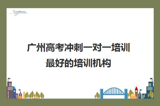 广州高考冲刺一对一培训最好的培训机构(高三一对一培训机构)