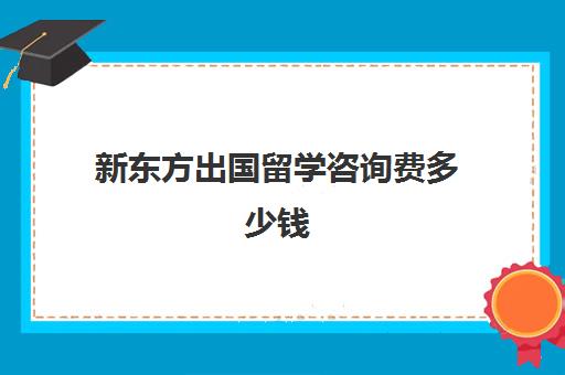 新东方出国留学咨询费多少钱(新东方留学中介收费标准)