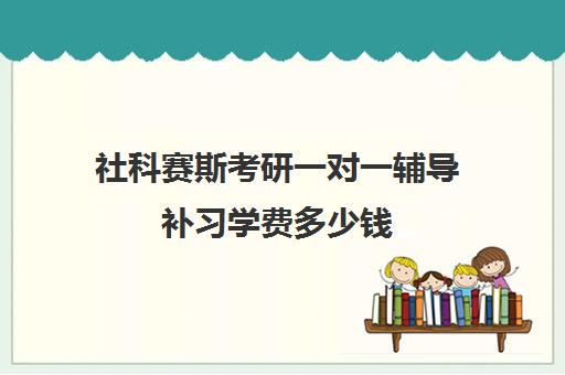 社科赛斯考研一对一辅导补习学费多少钱