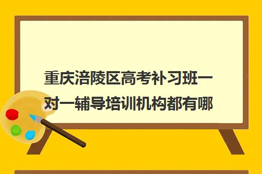 重庆涪陵区高考补习班一对一辅导培训机构都有哪些