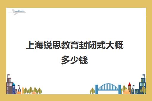 上海锐思教育封闭式大概多少钱（锐思教育培训机构怎么样）