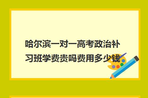 哈尔滨一对一高考政治补习班学费贵吗费用多少钱