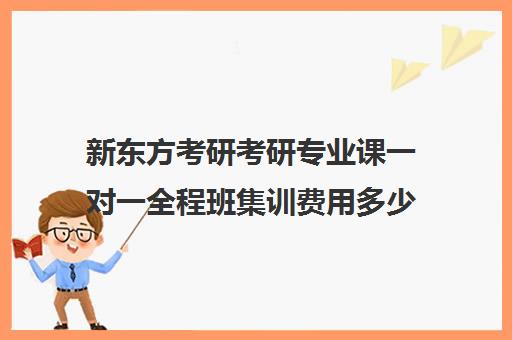 新东方考研考研专业课一对一全程班集训费用多少钱（新东方考研班一般多少钱）