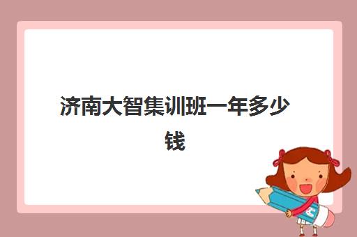 济南大智集训班一年多少钱(济南智学教育怎么样)