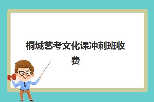 桐城艺考文化课冲刺班收费(高三艺术班文化课冲刺)