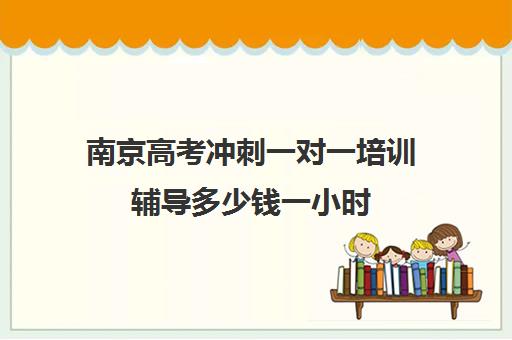 南京高考冲刺一对一培训辅导多少钱一小时(一对一辅导多少钱一小时)