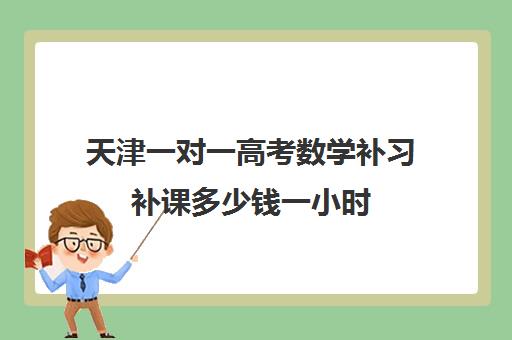 天津一对一高考数学补习补课多少钱一小时