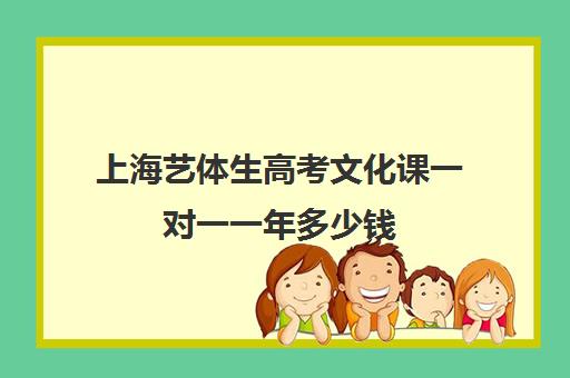 上海艺体生高考文化课一对一一年多少钱(上海艺考文化课考哪几科)