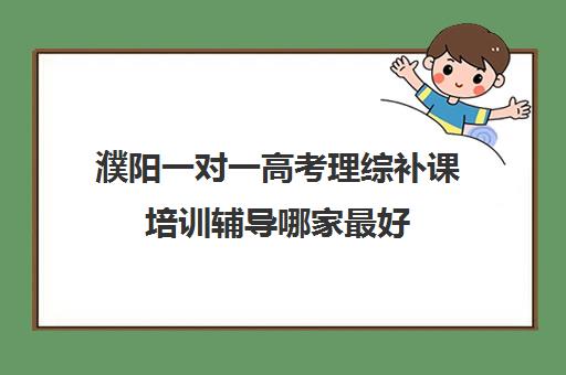 濮阳一对一高考理综补课培训辅导哪家最好(高考一对一辅导班)