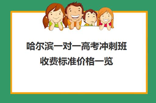 哈尔滨一对一高考冲刺班收费标准价格一览(哈尔滨高考集训班哪家好)