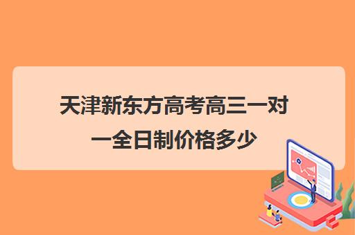 天津新东方高考高三一对一全日制价格多少(天津新东方一对一收费价格表)