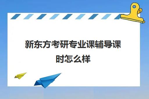 新东方考研专业课辅导课时怎么样(考研辅导一对一哪家好)