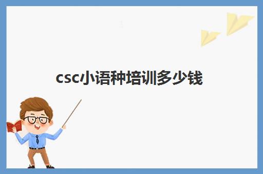 csc小语种培训多少钱(csc申请条件)