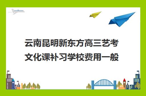 云南昆明新东方高三艺考文化课补习学校费用一般多少钱