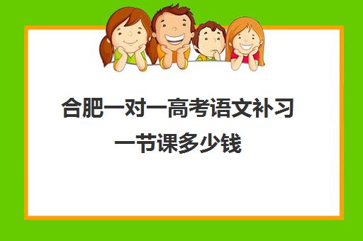 合肥一对一高考语文补习一节课多少钱