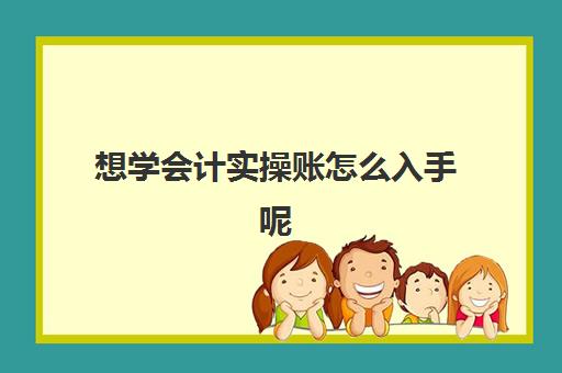 想学会计实操账怎么入手呢(会计怎么学快速入门)