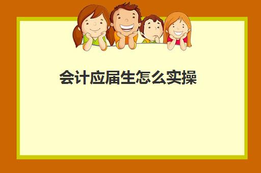 会计应届生怎么实操(学会计毕业可以应聘什么岗位)