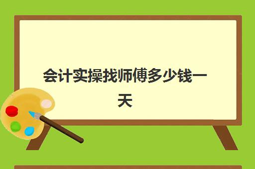 会计实操找师傅多少钱一天(没学过会计直接工作难吗)