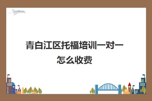 青白江区托福培训一对一怎么收费(托福1对1多少钱一小时)