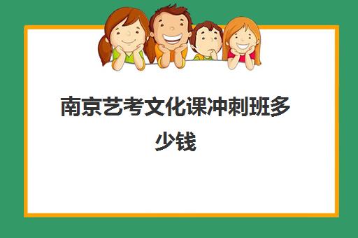 南京艺考文化课冲刺班多少钱(南京艺考培训哪家比较好)