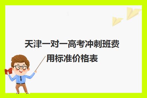 天津一对一高考冲刺班费用标准价格表(天津一对一补课一般多少钱一小时)