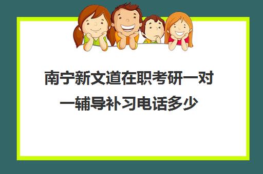 南宁新文道在职考研一对一辅导补习电话多少