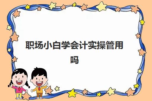 职场小白学会计实操管用吗(会计小白怎么快速上手)