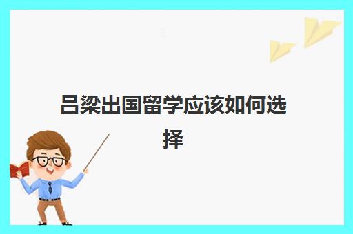 吕梁出国留学应该如何选择(找中介出国留学要多少钱)