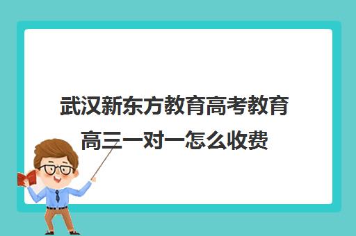 武汉新东方教育高考教育高三一对一怎么收费（武汉全日制高考培训机构）