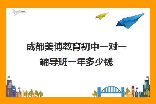 成都美博教育初中一对一辅导班一年多少钱(一对一辅导价格初中)