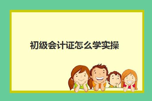 初级会计证怎么学实操(会计初级怎么学容易过)