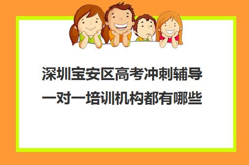 深圳宝安区高考冲刺辅导一对一培训机构都有哪些(四川最好的高三冲刺培训机构)