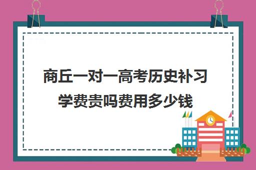 商丘一对一高考历史补习学费贵吗费用多少钱