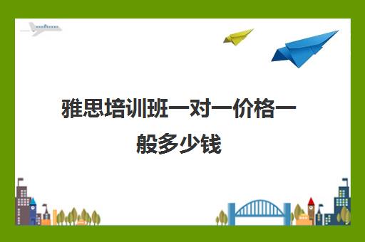 雅思培训班一对一价格一般多少钱(一对一雅思培训收费)