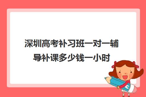 深圳高考补习班一对一辅导补课多少钱一小时