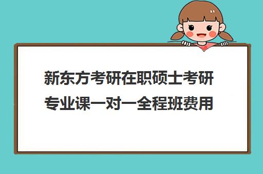 新东方考研在职硕士考研专业课一对一全程班费用标准价格表（在职研究生培训班多少钱）