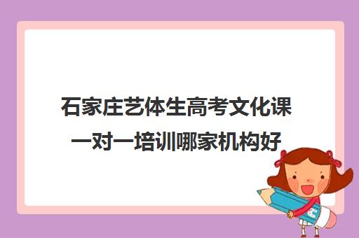 石家庄艺体生高考文化课一对一培训哪家机构好(石家庄前十名艺考培训机构)