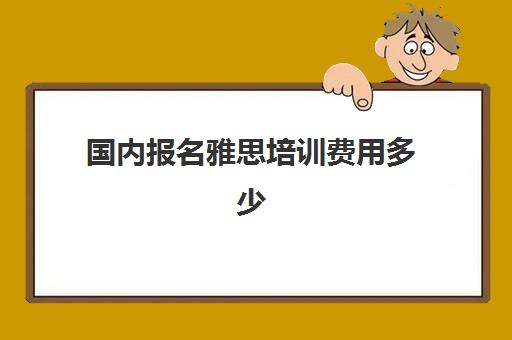 国内报名雅思培训费用多少(雅思培训费用大概要多少钱)