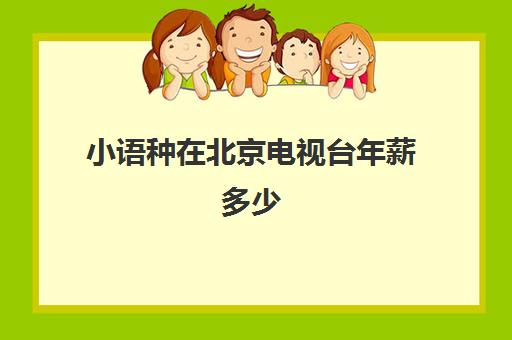 小语种在北京电视台年薪多少(中央电视台小语种招聘)