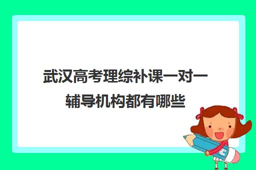 武汉高考理综补课一对一辅导机构都有哪些(武汉高三冲刺班哪家好)