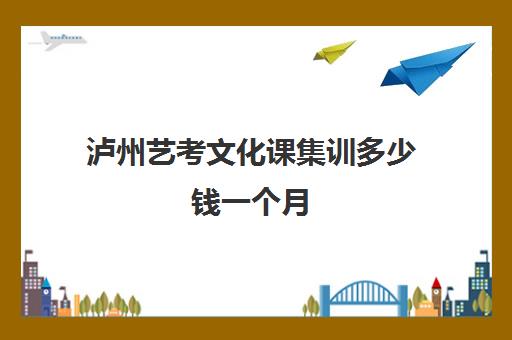 泸州艺考文化课集训多少钱一个月(艺考生文化课分数线)