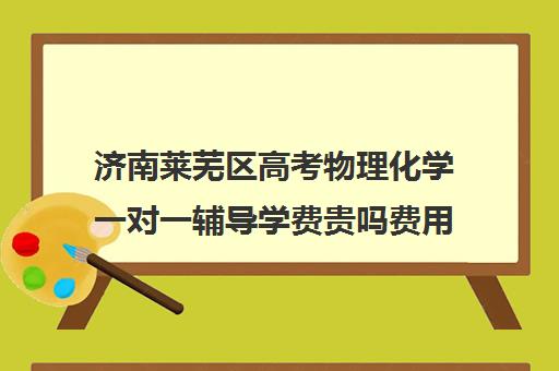 济南莱芜区高考物理化学一对一辅导学费贵吗费用多少钱(济南高中一对一辅导哪家好)