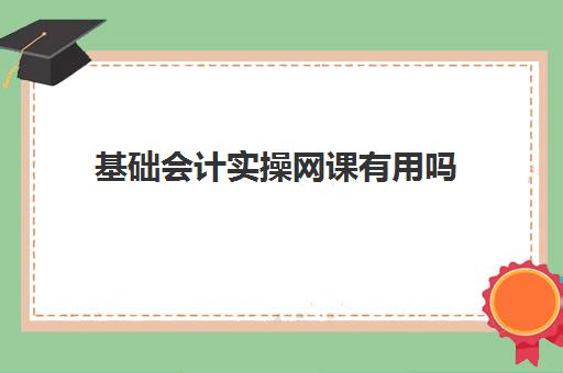 基础会计实操网课有用吗(基础会计网课视频)