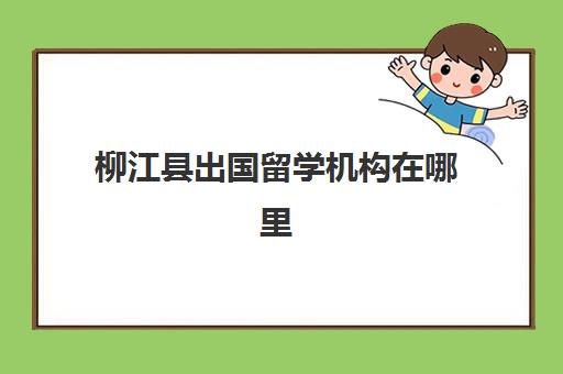 柳江县出国留学机构在哪里(南宁留学中介机构)