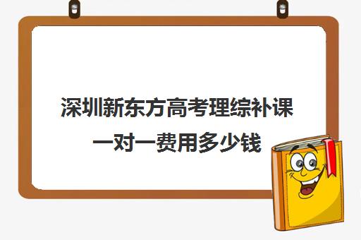 深圳新东方高考理综补课一对一费用多少钱(新东方全日制高三学费)