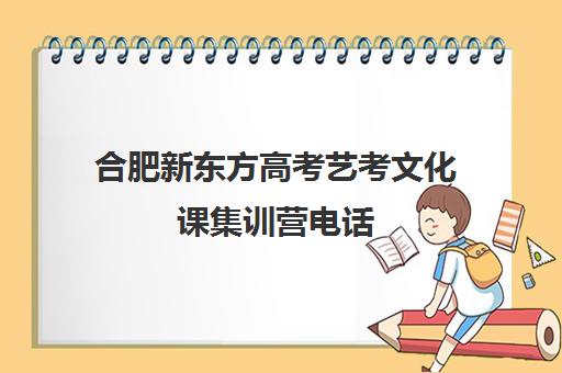 合肥新东方高考艺考文化课集训营电话(合肥艺考生文化课培训机构排名)