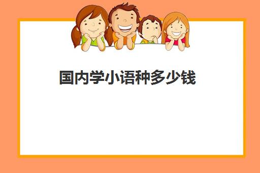 国内学小语种多少钱(学小语种费钱吗)