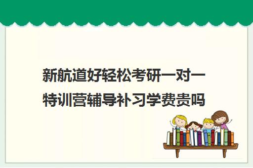 新航道好轻松考研一对一特训营辅导补习学费贵吗