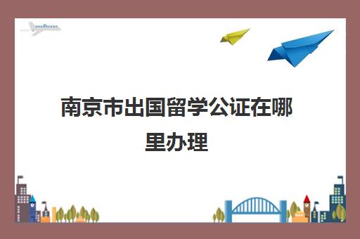 南京市出国留学公证在哪里办理(南京财产公证处在什么地方)