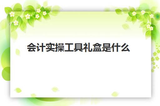 会计实操工具礼盒是什么(红酒礼盒工具使用方法)